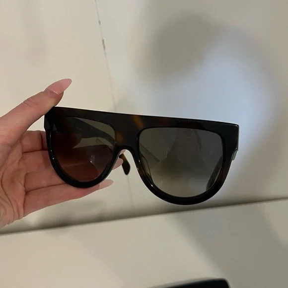 Celine Black and Tortoise Sunglasses - Picture 3 of 5